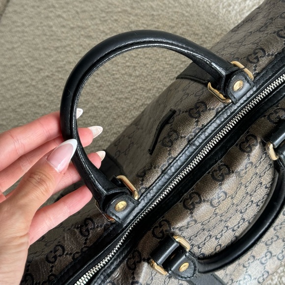 *SOLD** Gucci Monogram Crystal Canvas Boston Bag - Picture 11 of 11